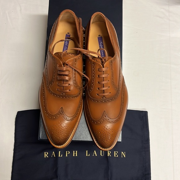 Ralph Lauren Purple Label Sully Lace Up Oxfords Loafers Dress Shoes: 39Bmade. - Picture 2 of 16